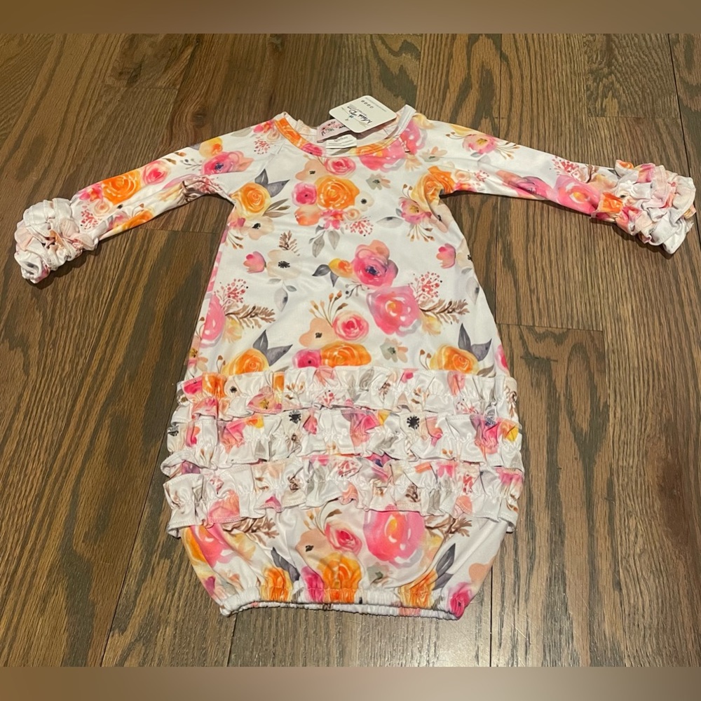 NWT Clover Cottage Ruffle Gown